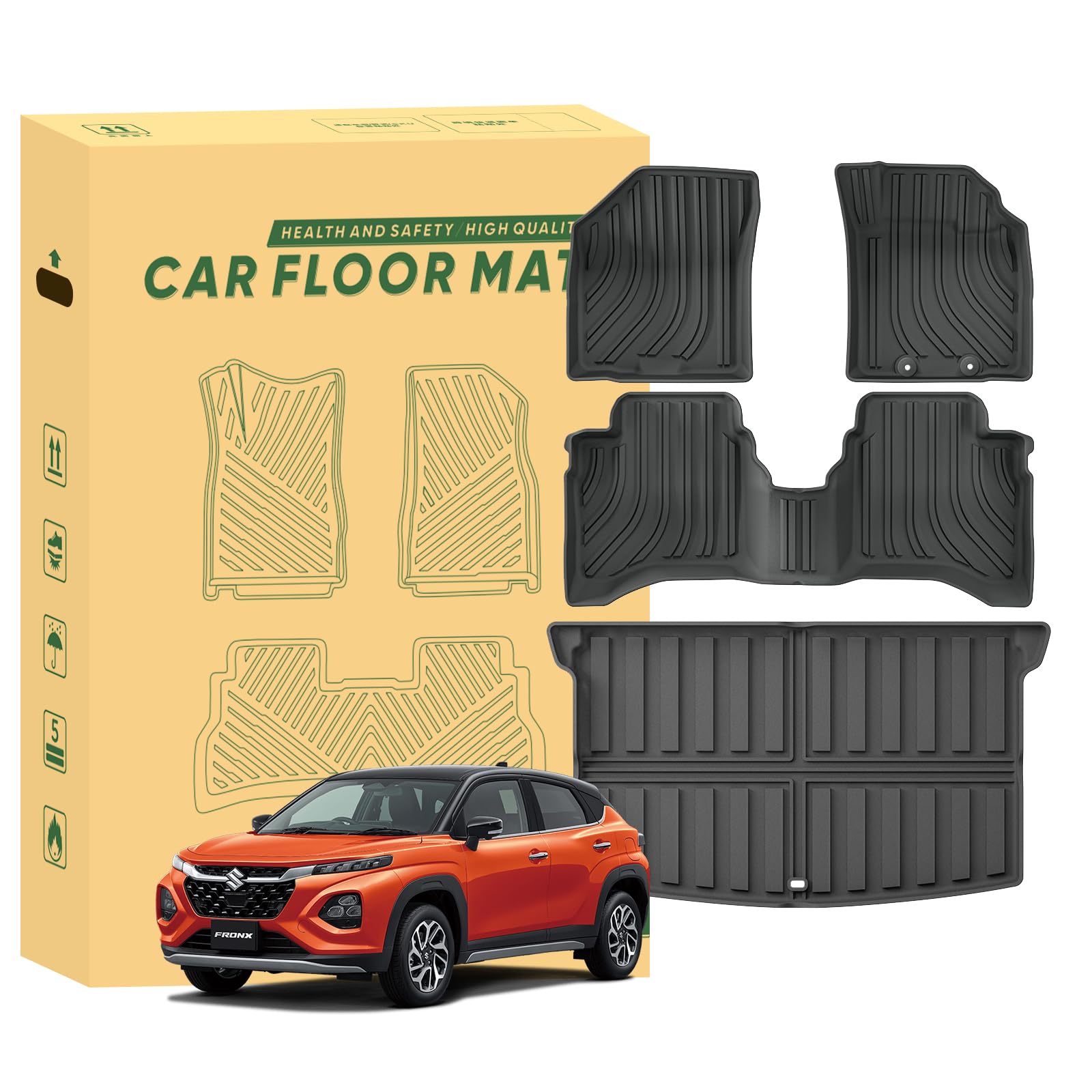 Amazon | AHWZ スズキ 新型 フロンクス専用 フロアマット